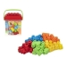 Valtis su statybiniais blokais Color Block 35 Dalys (35 pcs)