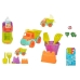 Set de jouets de plage Colorbaby 21 cm Camion-benne 5 Pièces