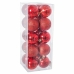 Boules de Noël Rouge Plastique 6 x 6 x 6 cm (20 Unités)