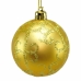 Kerstballen Gouden Plastic 6 x 6 x 6 cm (12 Stuks)