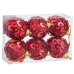 Christmas Baubles Red Plastic Polyfoam 6 x 6 x 6 cm (6 Units)