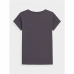 Dames-T-Shirt met Korte Mouwen 4F  Regular Organic