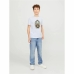 Børne Kortærmet T-shirt Jack & Jones Jorheavens Hvid