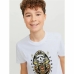 Børne Kortærmet T-shirt Jack & Jones Jorheavens Hvid