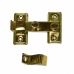 Door latch EDM 85078 Polished brass 8 cm Reversible