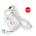 Produžni Kabel s 2 Utičnice bez Prekidača EDM 41015 Schuko (1,5 m)