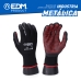 Guantes de Trabajo EDM Nitrilo Metal Industriales Negro Licra