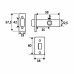 Bolț de blocare EDM 85638 PCT03 Oțel 68 x 25 x 57,5 mm Tubular