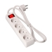 Regleta Enchufes 4 Tomas con interruptor EDM 41010 Schuko (1,5 m)