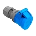 Plug-in basis EDM Blauw Blauw/Wit Lucht 16 A CETAC Met deksel