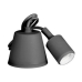 Bordlampe EDM Svart Silikon 220-240 V 60 W (98,4 x 4,4 cm)