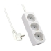 Rallonge 3 prises Schuko sans interrupteur Ewent EW395 3680W