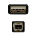 Cabo USB 2.0 A para USB B NANOCABLE 10.01.120 Preto