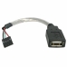 Cable USB Startech USBMBADAPT           USB A Gris