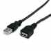 Cablu USB Startech USBEXTAA3BK          USB A Negru