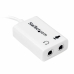 Adaptador Audio Jack Startech MUYHSMFFADW          Blanco 0,15 m