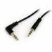 3,5 mm Jack audiokábel Startech MU1MMSRA             Fekete 0,3 m