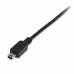 Кабел USB A към USB B Startech USB2HABM1M           Черен