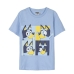 Camisola de Manga Curta Infantil Bluey Azul Claro