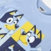 Camiseta de Manga Corta Infantil Bluey Azul claro