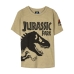 Camisola de Manga Curta Infantil Jurassic Park Castanho