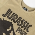 T-Shirt met Korte Mouwen voor kinderen Jurassic Park Bruin