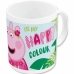 Cană tip Halbă Peppa Pig Having fun Ceramică Roz deschis (350 ml)