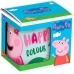 Cană tip Halbă Peppa Pig Having fun Ceramică Roz deschis (350 ml)