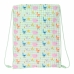 Backpack with Strings Safta Granja White Green 26 x 34 x 1 cm