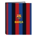 Rengaskansio F.C. Barcelona Punaruskea Laivastonsininen A4 26.5 x 33 x 4 cm