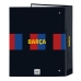 Raccoglitore ad anelli F.C. Barcelona Rosso Granato Blu Marino A4 27 x 33 x 6 cm