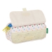 Portatodo Triple Benetton Topitos Blanco (21,5 x 10 x 8 cm)