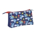 Dreifaches Mehrzweck-Etui Blue's Clues Marineblau (22 x 12 x 3 cm)