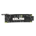 Astuccio Scuola Kelme Jungle Nero Grigio Lime (20 x 6 x 1 cm)