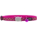 Collier pour Chien Red Dingo STYLE STARS LIME ON HOT PINK 15 mm x 24-36 cm