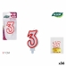 Set de Velas Algon Rojo (36 Unidades)