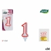 Candle Set Algon Red (36 Units)