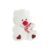 Bamse DKD Home Decor Hvit Rød Plast Barne 17,5 x 15 x 20 cm