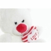 Knuffel DKD Home Decor Wit Rood Plastic Kinderen 17,5 x 15 x 20 cm