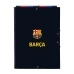 Folder F.C. Barcelona Kasztanowy Granatowy A4 (26 x 33.5 x 2.5 cm)