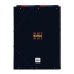 Folder F.C. Barcelona Kasztanowy Granatowy A4 (26 x 33.5 x 2.5 cm)