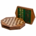 Jeu d'Échecs Alexandra House Living Marron Bois d'acacia 22 x 5 x 22 cm Magnétique