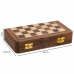 Chess Alexandra House Living Brown Acacia 25 x 4 x 25 cm Magnetic