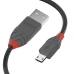 Cable USB LINDY 36734 Negro 3 m (1 unidad)