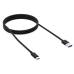 Cabo USB A para USB C Krux KRX0054 Preto 1,2 m