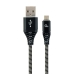 Cabo USB para micro USB GEMBIRD CC-USB2B-AMMBM-2M-BW Preto 2 m