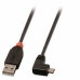 Кабел USB 2.0 A към микро USB B LINDY 31977 2 m Черен