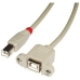 USB-kaabel LINDY 31801 Must Hall 1 m