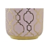 Vaso DKD Home Decor Cor de Rosa Dourado Porcelana Oriental Cromado 13 x 13 x 26 cm