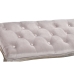 Banqueta DKD Home Decor Cor de Rosa Natural Rosa Claro Poliéster Madeira Madeira da borracha 112 x 38 x 48 cm